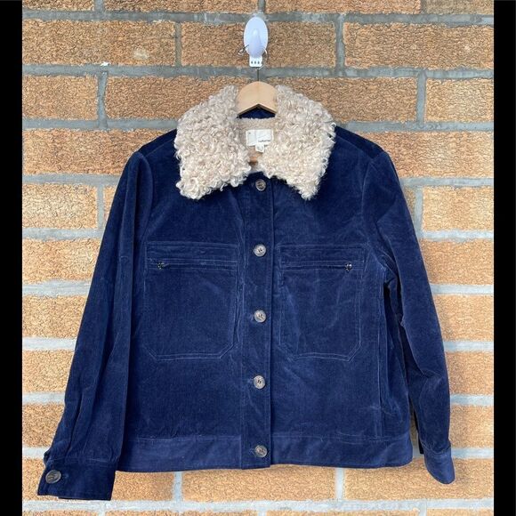 Anthropologie Jackets & Blazers - Anthropologie The Korner corduroy sherpa jacket small